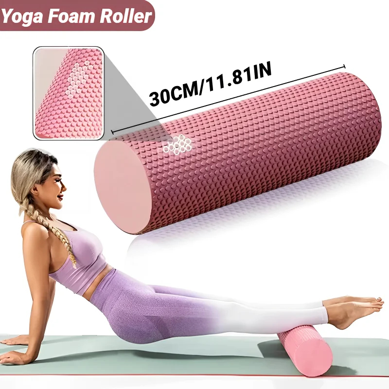 Pilates Yoga Roller - Hexagonal Yoga Roller: EVA Foam Cylinder