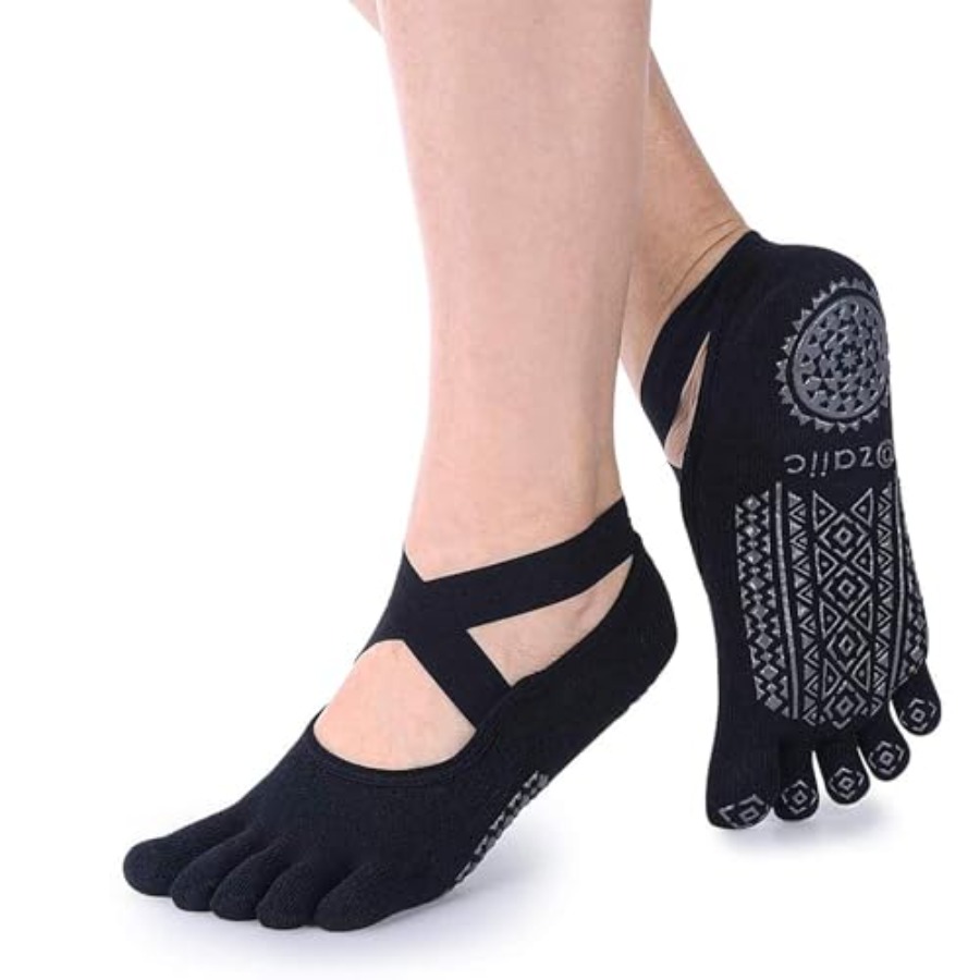 Pilates Yoga And Barre - Yoga Socks for Women with Grips,