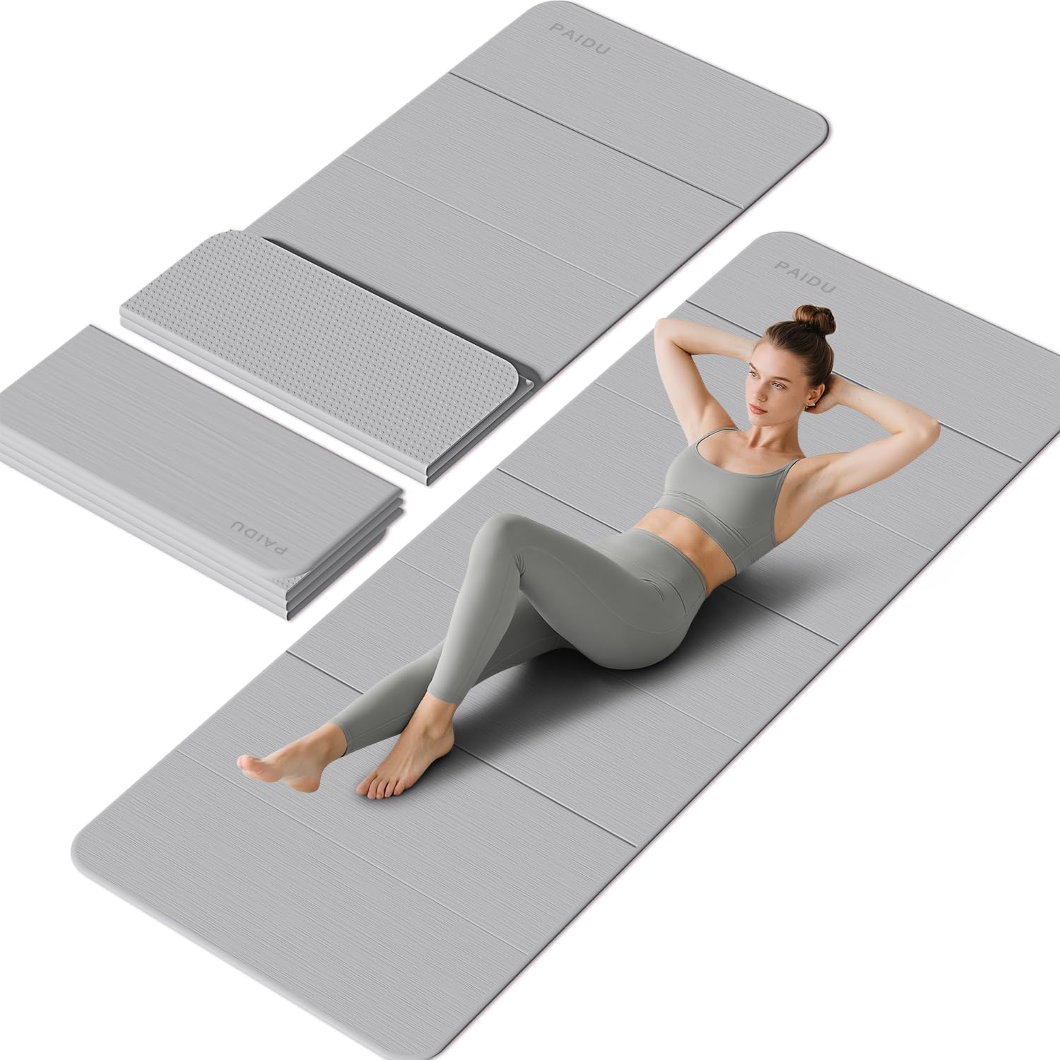 Foldable Yoga Mat 10mm Extra T - Pilates Yoga Mat Workout recension och pris