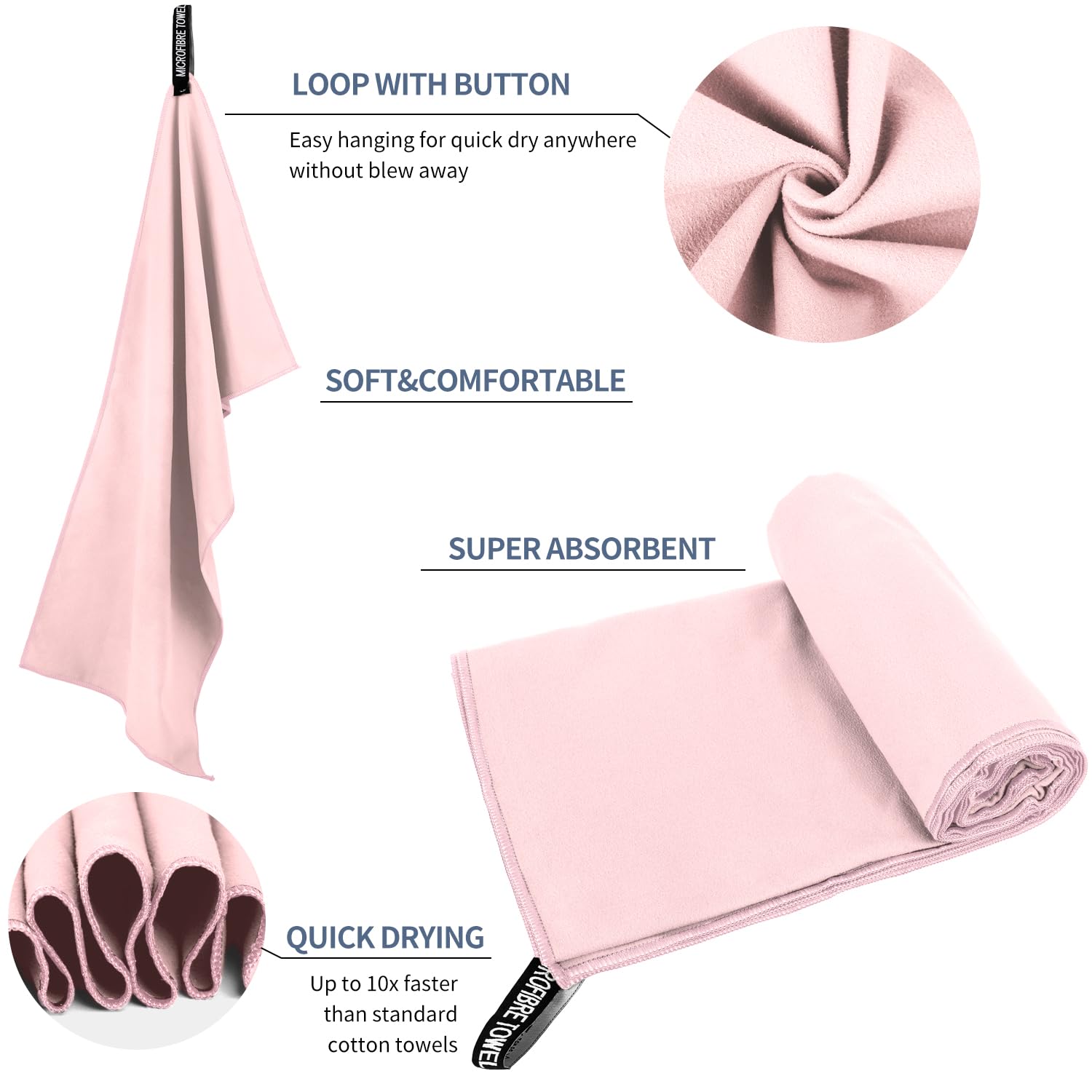 1 PCS 40x80cm Microfiber Gym T - Pilates Yoga Towel recension och pris