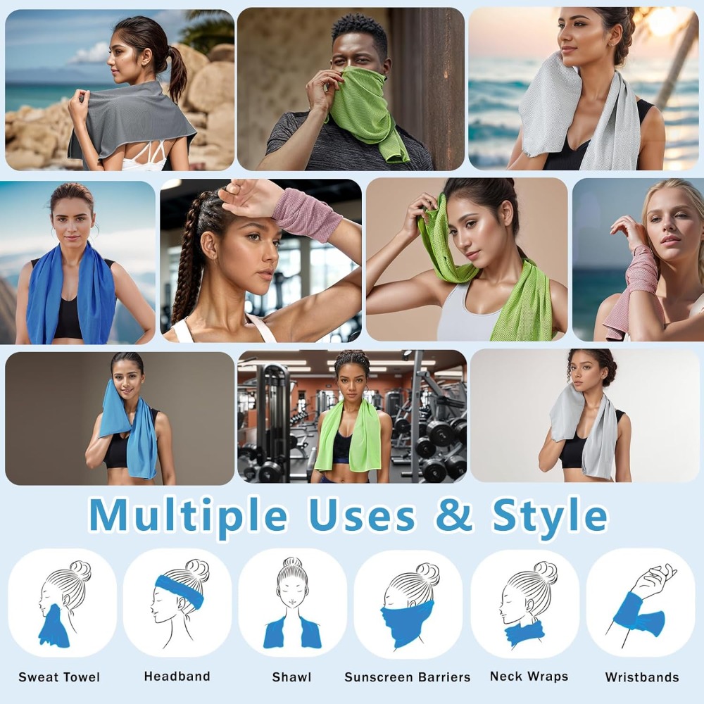 Hot Portable Wrapped Cold Towe - Pilates Yoga Towel recension och pris