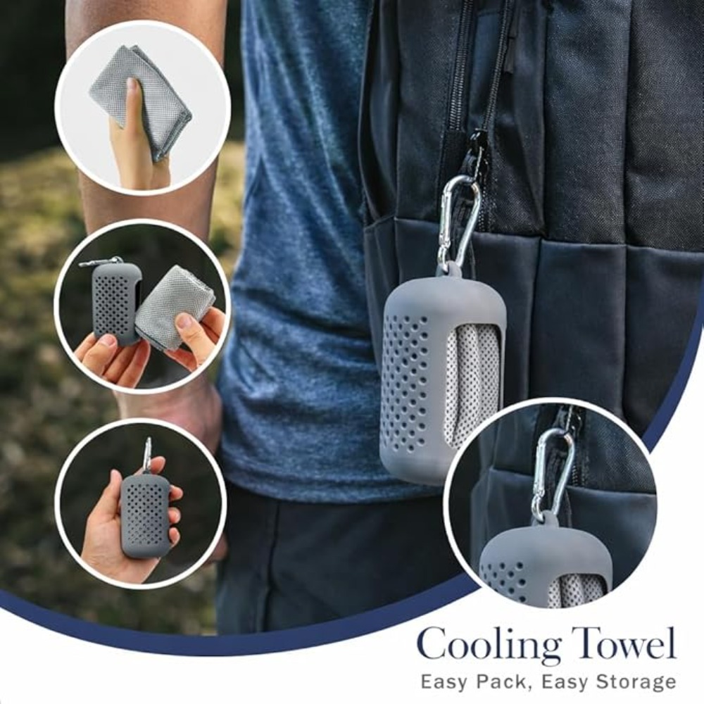 Hot Portable Wrapped Cold Towe - Pilates Yoga Towel recension och pris
