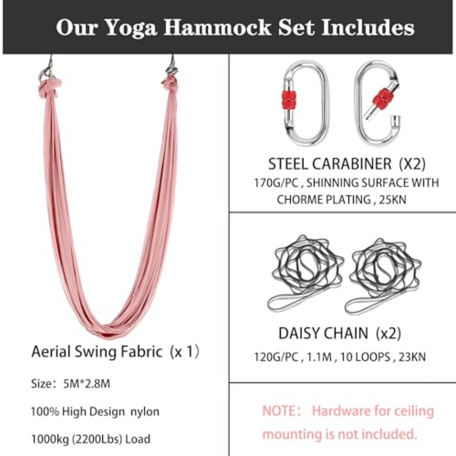 5.5 Yards Aerial Silk Swing Ou - Aerial Silk Hammock recension och pris