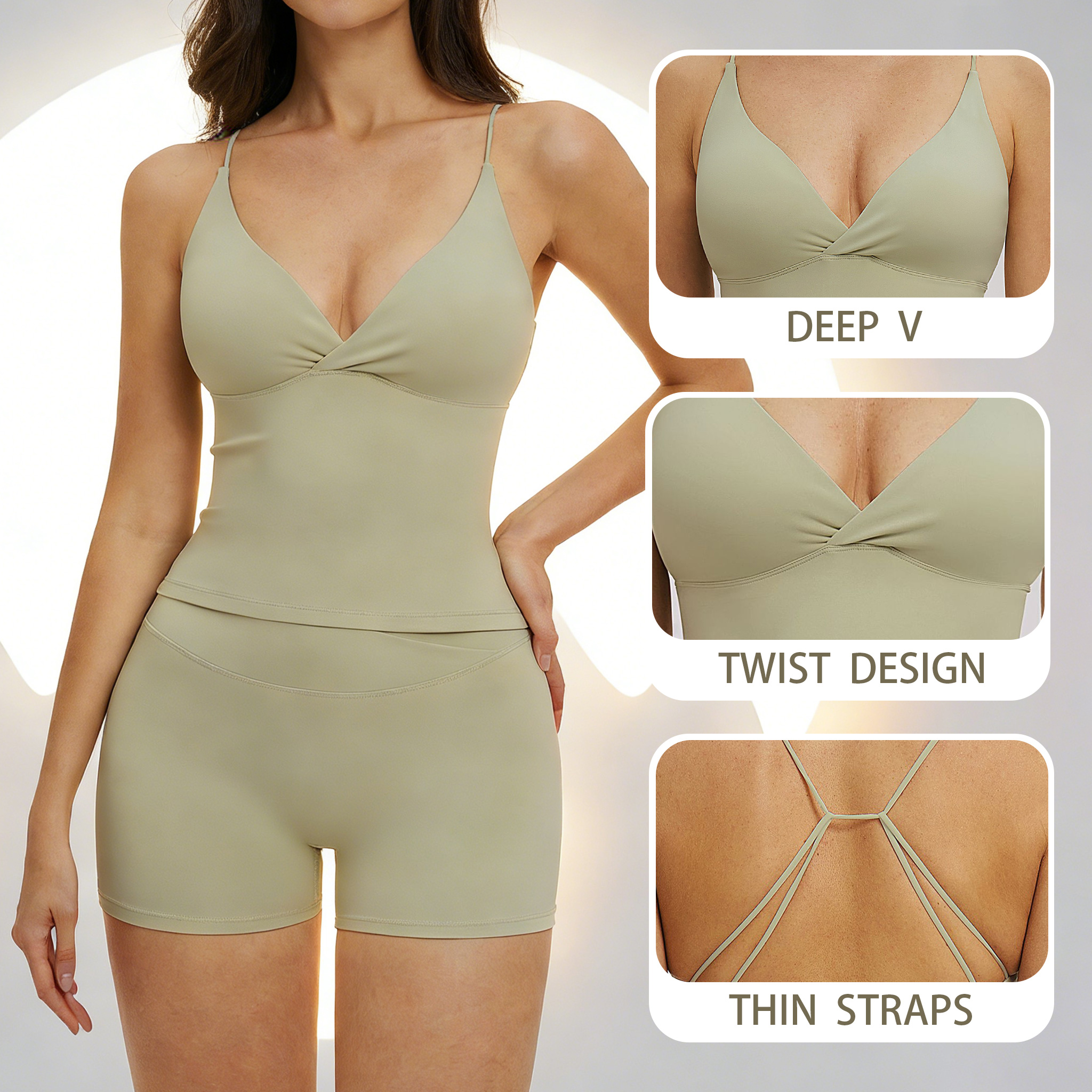 Yoga Tank Top with Pads Backle - Pilates Yoga Jacket recension och pris