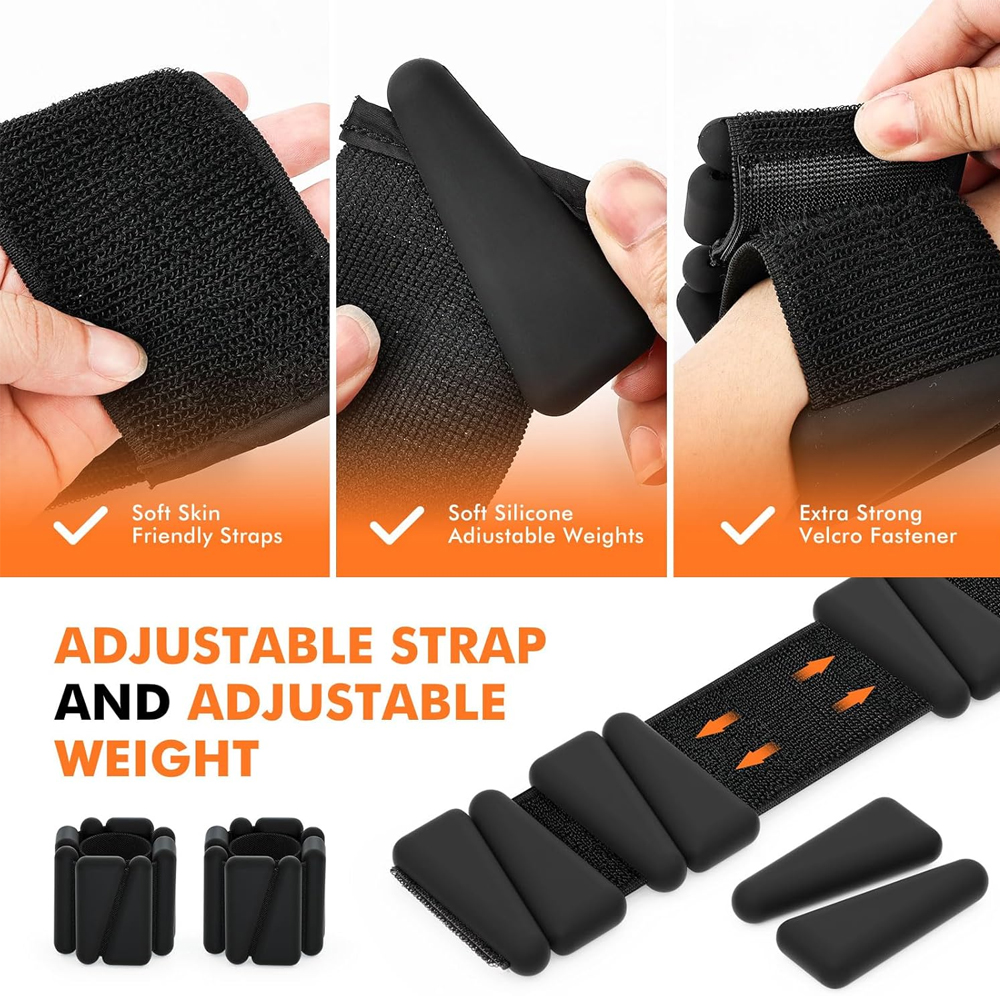 2LBS/4LBS Adjustable Silicone  - Pilates Yoga And Barre recension och pris