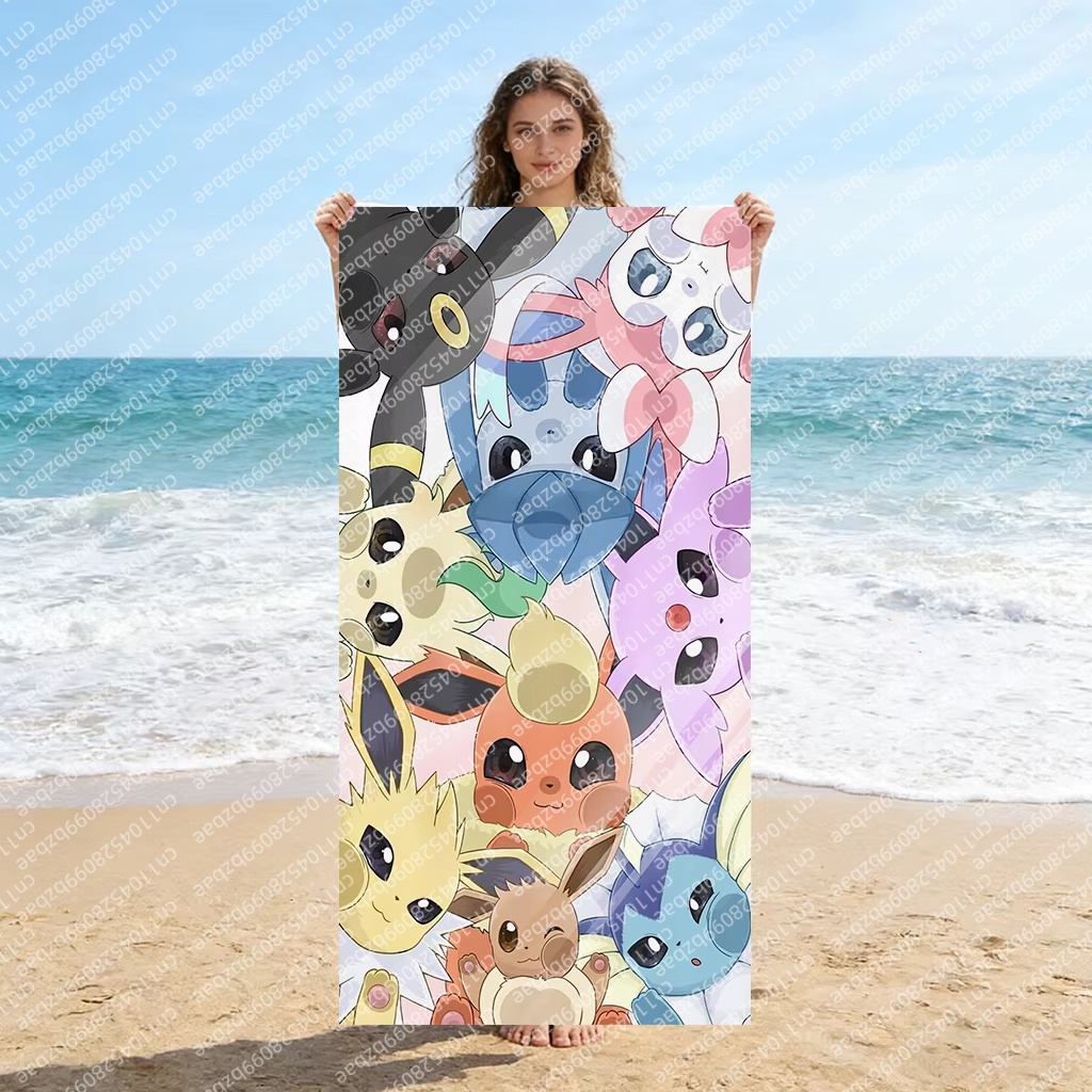 Cute Pokemon Beach Towel Quick - Pilates Yoga Towel recension och pris