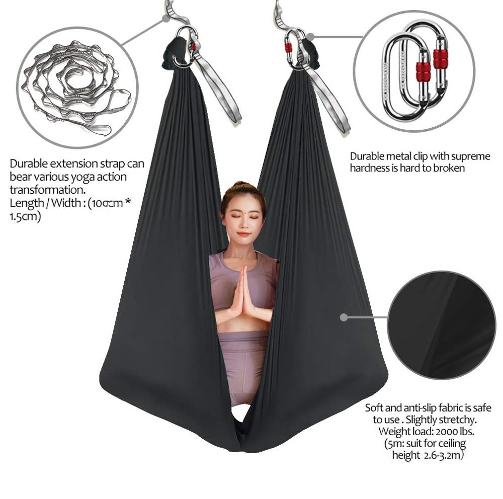 5*2.8m Aerial Yoga Hammock Set - Aerial Silk Hammock recension och pris