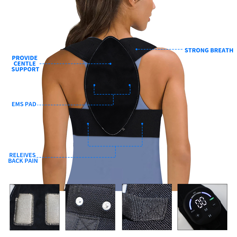 EMS Posture Corrector Belt for - Posture Pole Corrector recension och pris