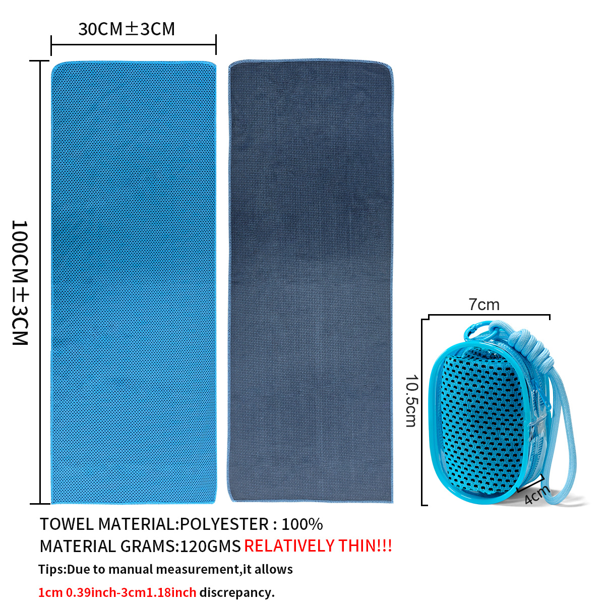 New cooling Towel Sports Quick - Pilates Yoga Towel recension och pris