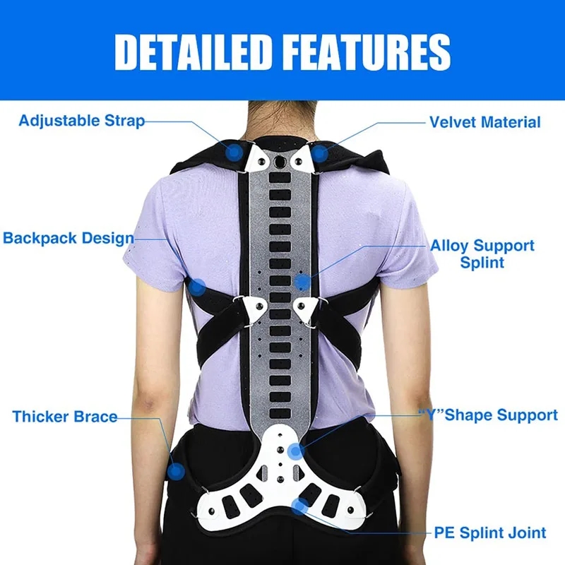Adjustable Back Brace Posture  - Posture Pole Corrector recension och pris