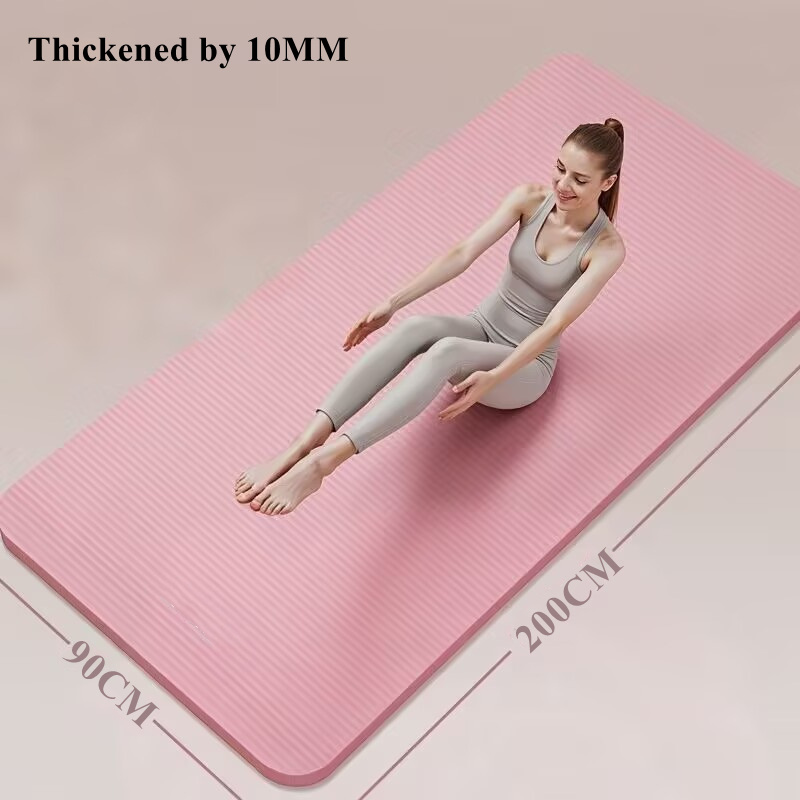 200/185×80/90cm Yoga Non-slip  - Pilates Yoga Mat Workout recension och pris