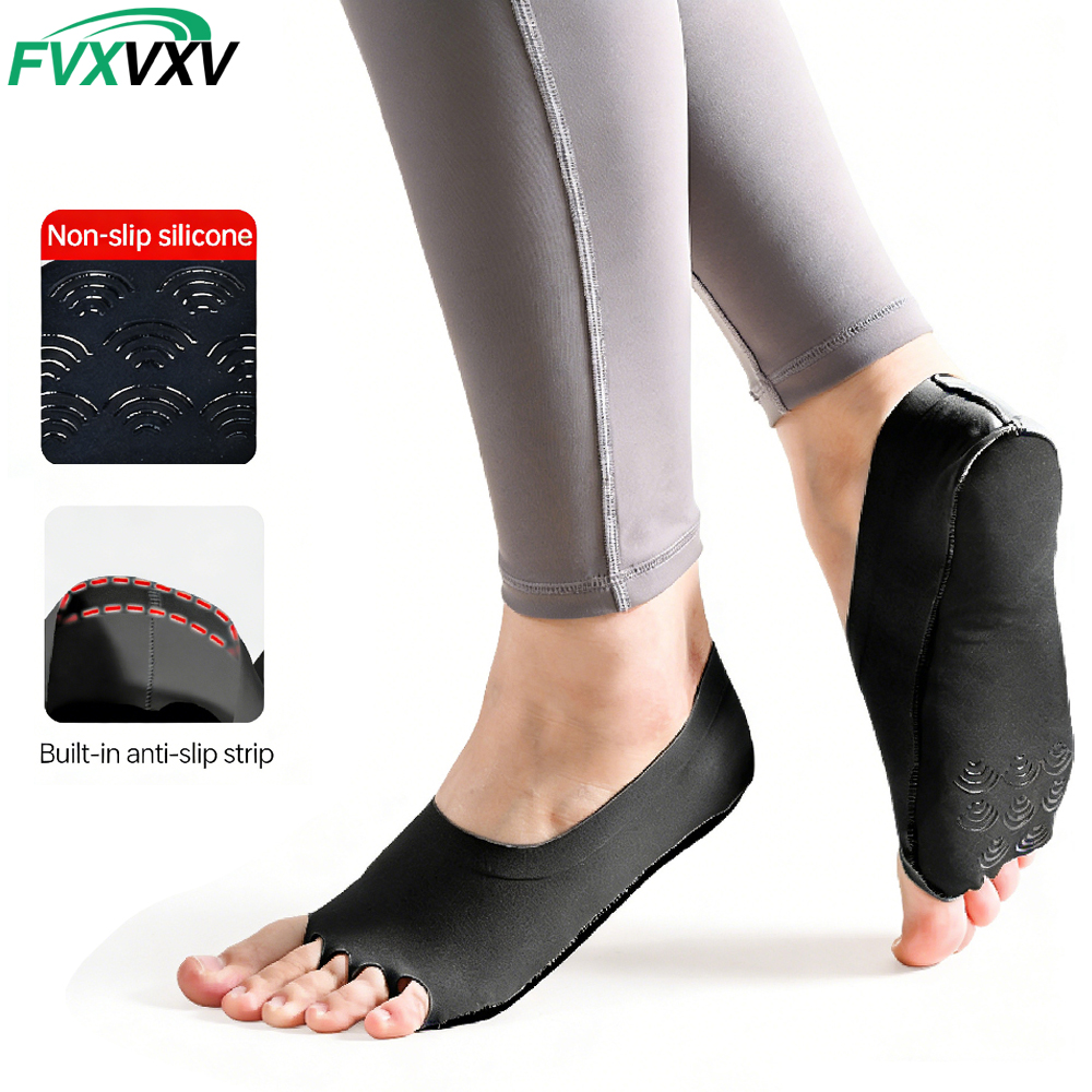 1Pair Women Open Toe Yoga Sock - Pilates Yoga And Barre recension och pris