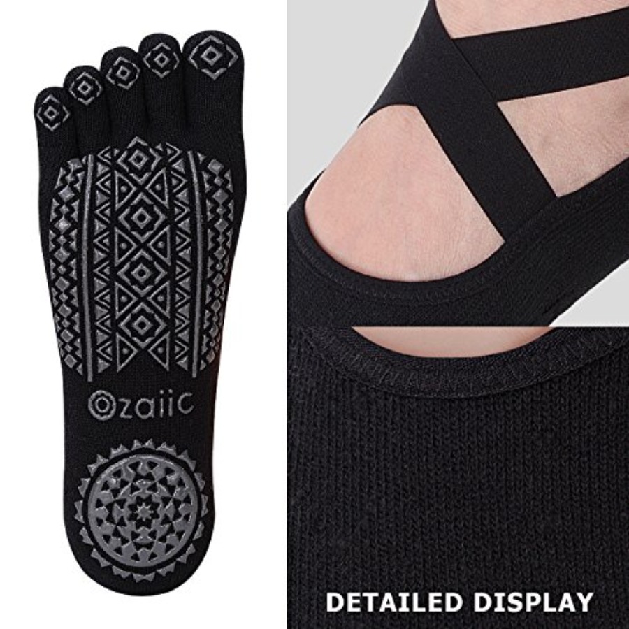 Yoga Socks for Women with Grip - Pilates Yoga And Barre recension och pris