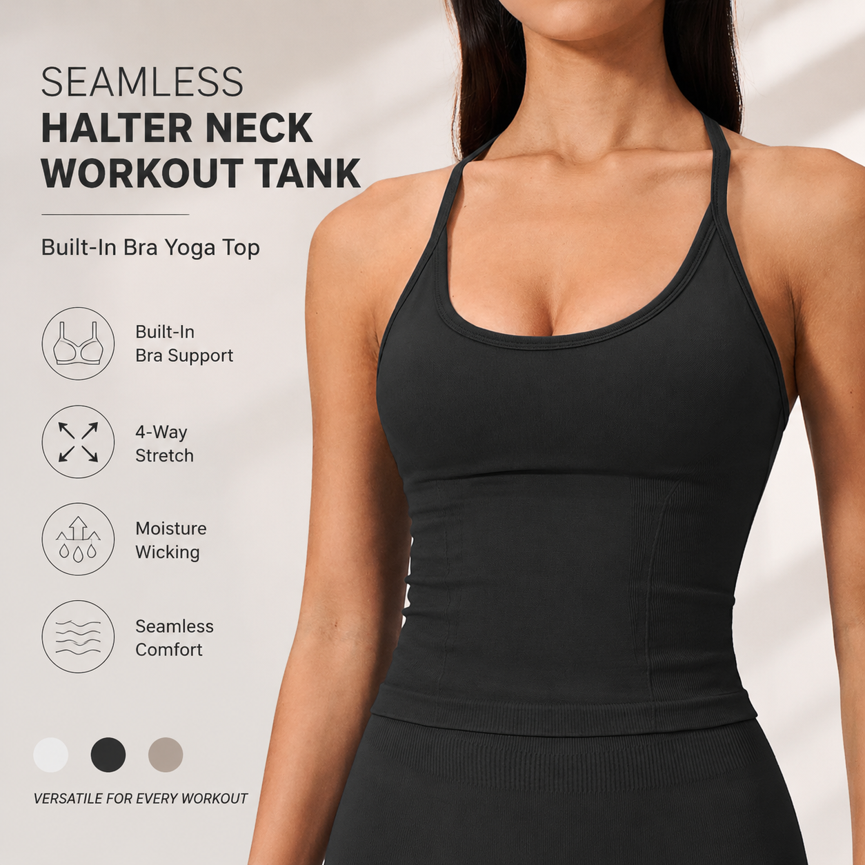 Luxury 2 in 1 Yoga Tank Top wi - Pilates Yoga Jacket recension och pris