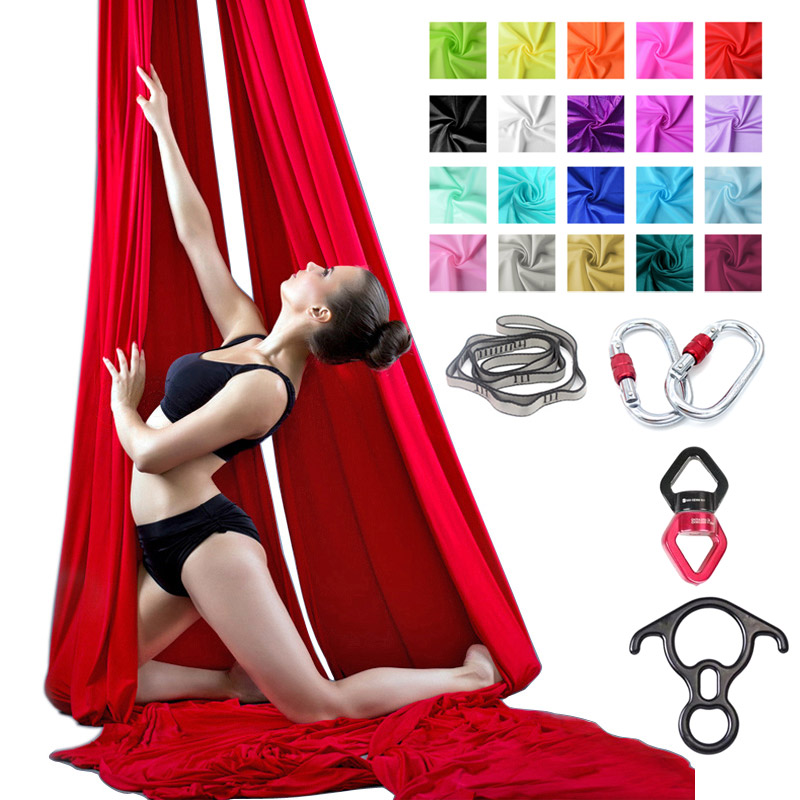 9 Yards 8.2m Aerial Yoga Silks - Aerial Silk Hammock recension och pris