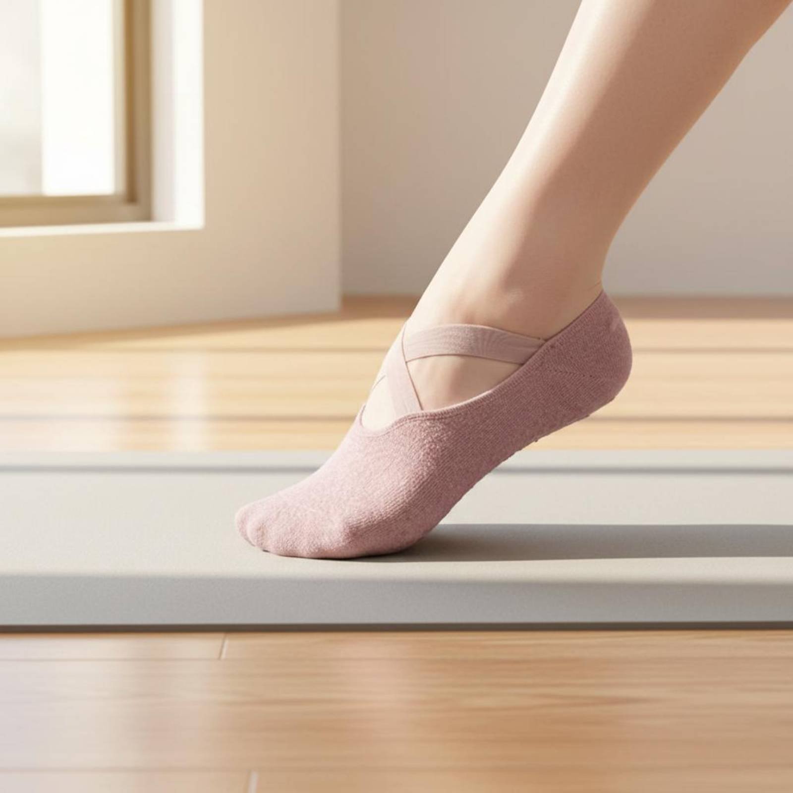 Non Slip Fitness Socks Breatha - Pilates And Yoga Studio recension och pris