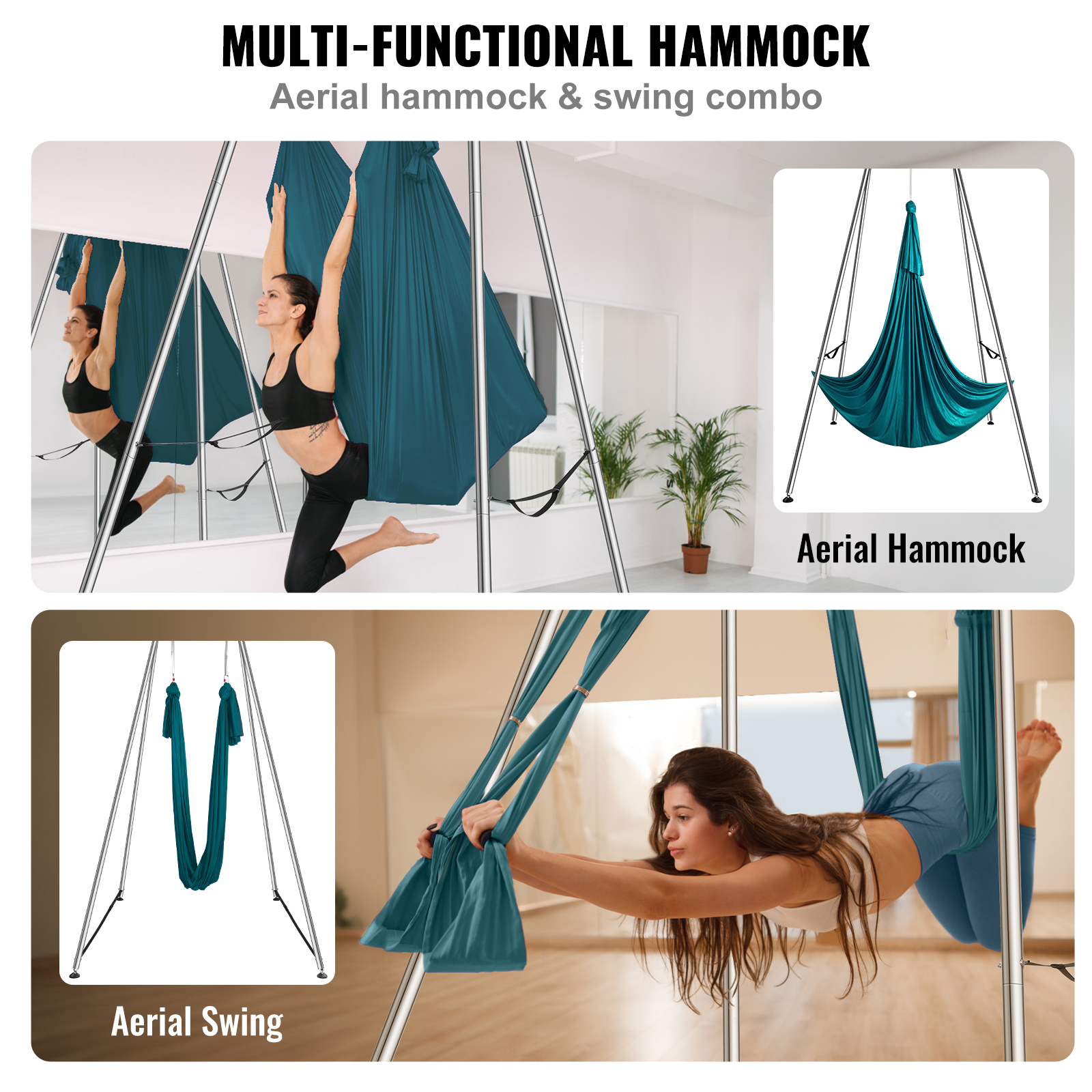with 6.6 Yards Aerial Silks Ma - Aerial Silk Hammock recension och pris