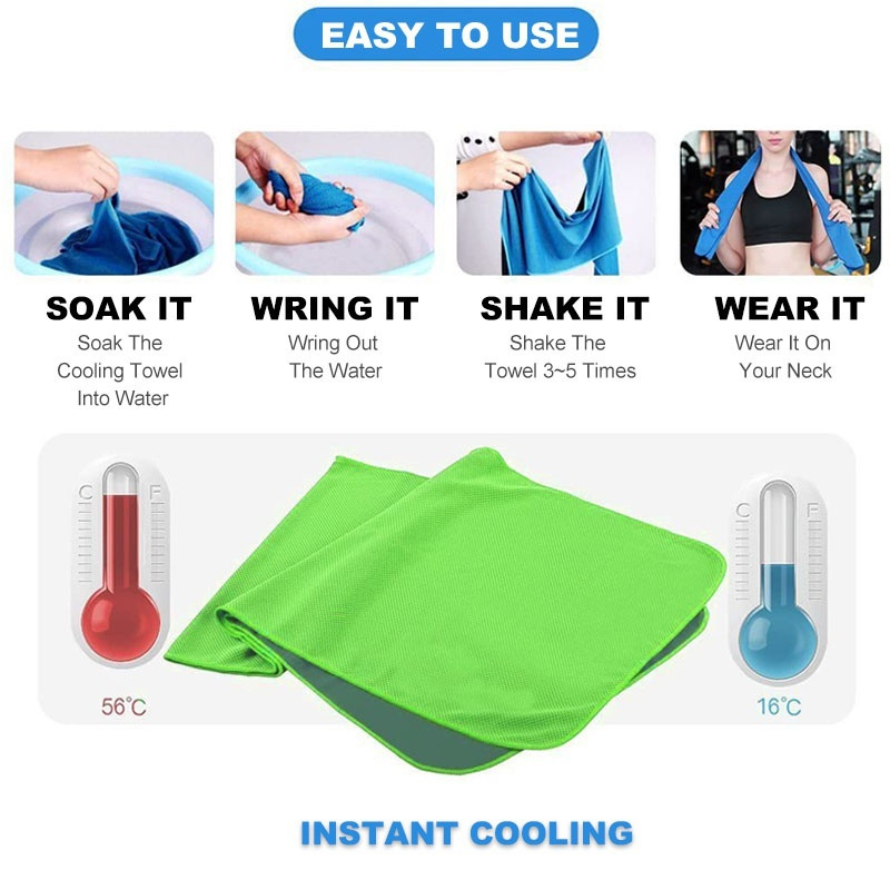 10pcs Sport Cooling Towel Micr - Pilates Yoga Towel recension och pris