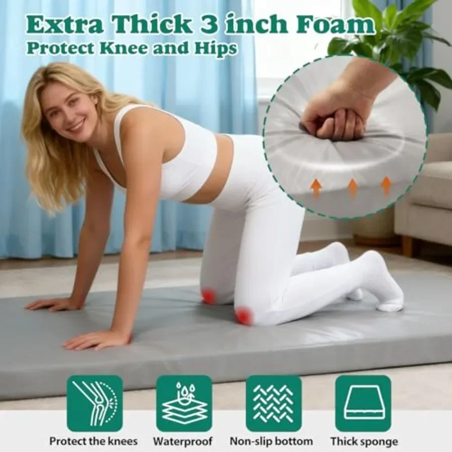 3 Inch Thick Yoga Mat 72 * 32  - Pilates Yoga Mat Workout recension och pris