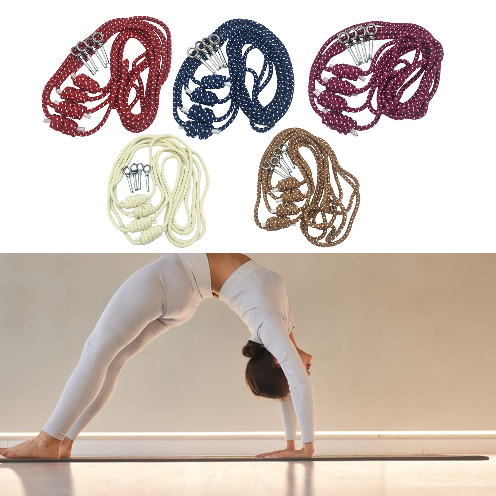 Adjustable Cotton Yoga Wall Ro - Pilates And Yoga Studio recension och pris