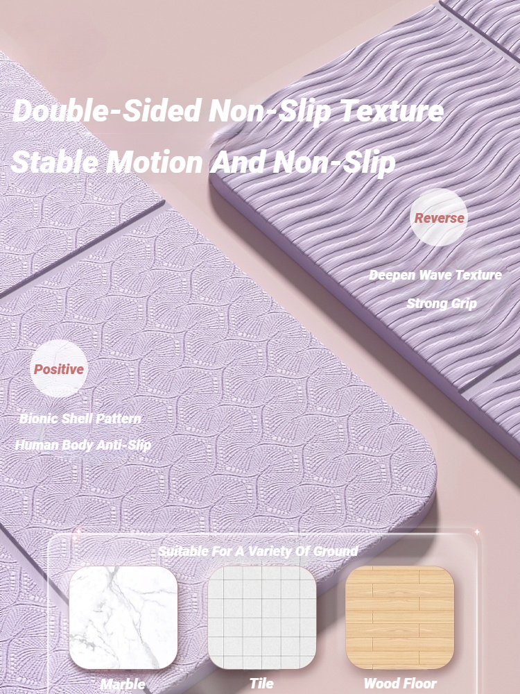 Foldable Yoga Mat Mute  Eco Fr - Pilates Yoga Mat Workout recension och pris