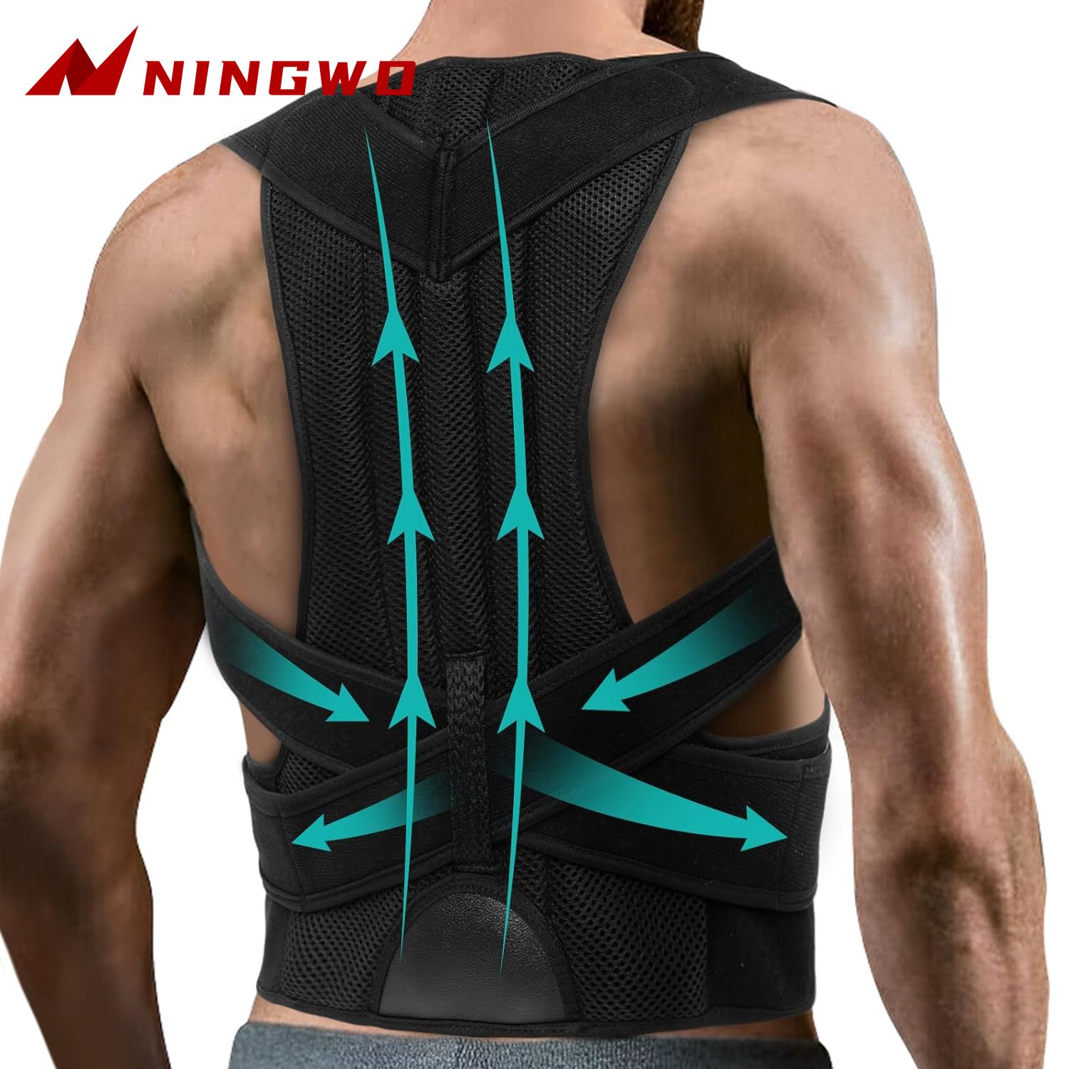 Back Brace Posture Corrector f - Posture Pole Corrector recension och pris