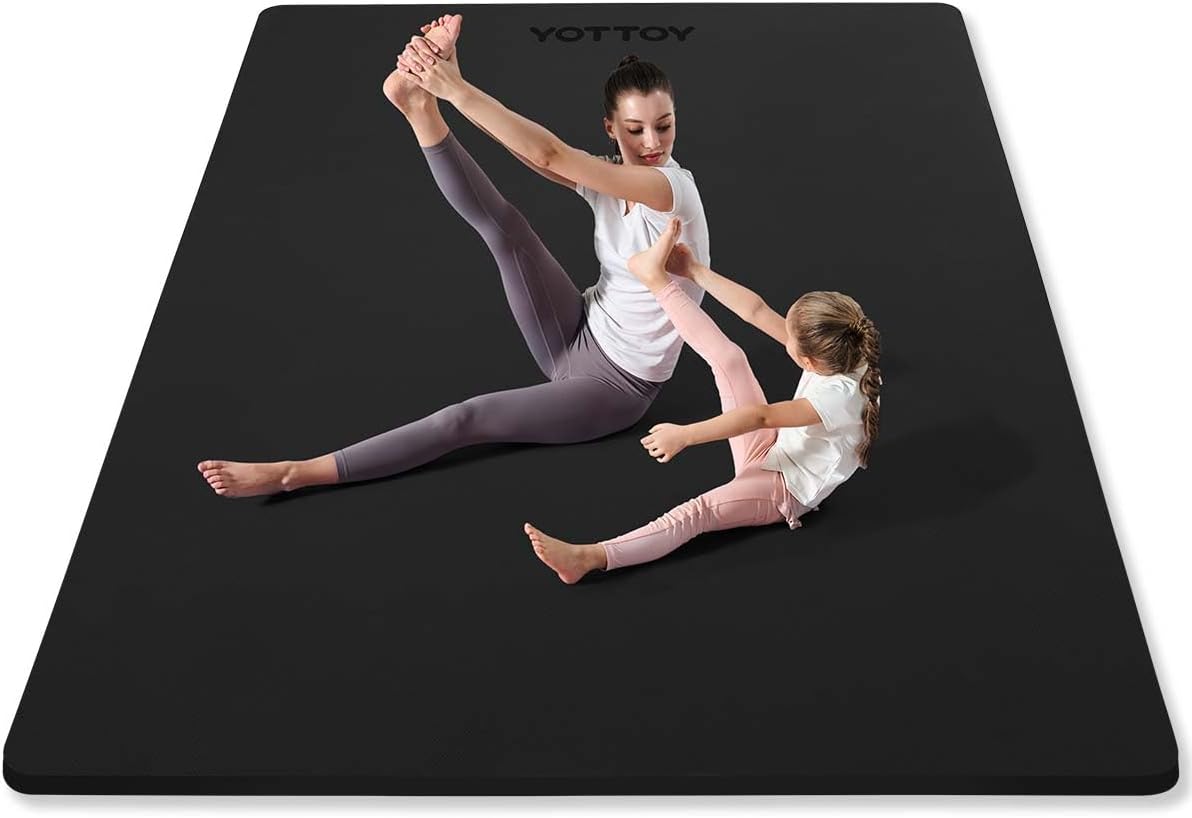 Large Yoga Mat 75x52x1/2in, Ex - Pilates Yoga Towel recension och pris
