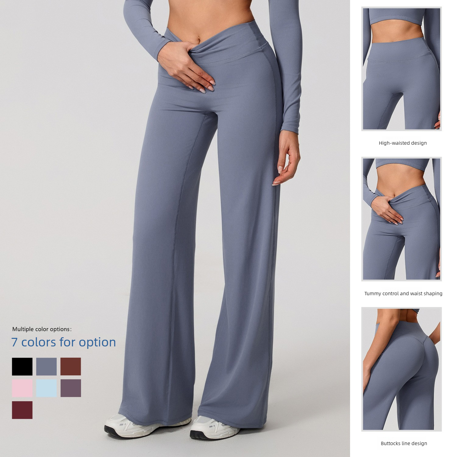 Lezyan Loose Soft Yoga Wide Le - Pilates Yoga Legging recension och pris