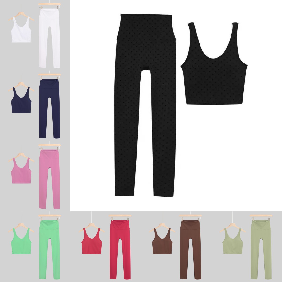 Designer Women Yoga Set U-shap - Pilates Yoga Legging recension och pris